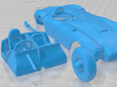 Lancia D24 Pininfarina Spider Sport 1953 Printable Car 3D Baskı Modeli