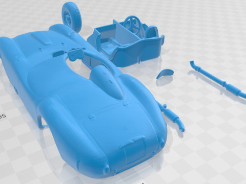 Lancia D24 Pininfarina Spider Sport 1953 Printable Car 3D Baskı Modeli