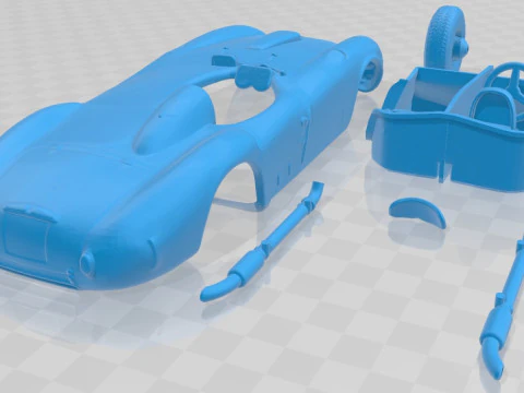 Lancia D24 Pininfarina Spider Sport 1953 Printable Car 3D Print Model