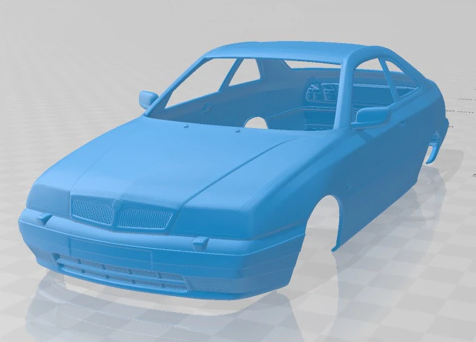 Lancia Kappa Coupe 1998 Printable Body Car 3D Print Model .c4d .max .obj .3ds .fbx .stl .blend