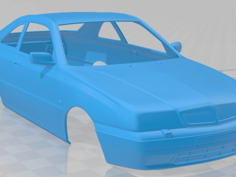 Lancia Kappa Coupe 1998 Printable Body Car 3D Baskı Modeli