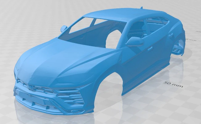 Urus 2019 Printable Body Car 3D Print Model .c4d .max .obj .3ds .fbx .stl .blend 