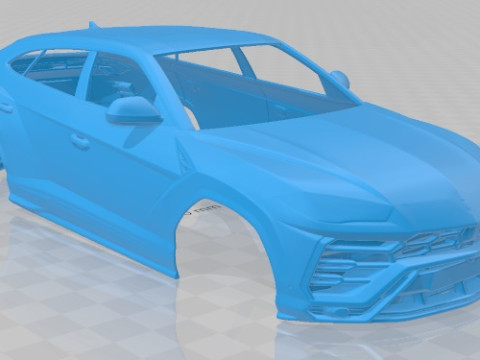 Urus 2019 Printable Body Car 3D प्रिंट मॉडल