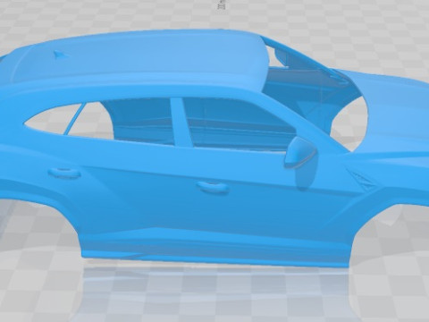 Urus 2019 Printable Body Car 3D प्रिंट मॉडल