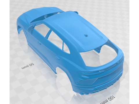 Urus 2019 Printable Body Car 3D प्रिंट मॉडल