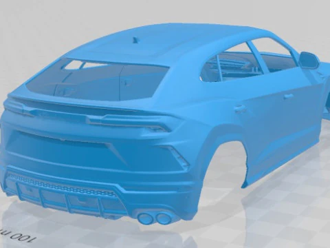 Urus 2019 Printable Body Car 3D Print Model
