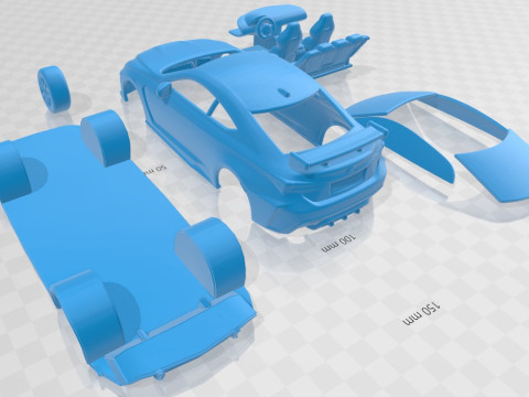 Lexus RC F 2020 Printable Car 3D Print Model