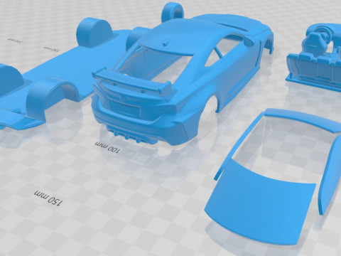 Lexus RC F 2020 Printable Car 3D Print Model