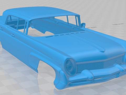 Lincoln Continental Mark III Landau 1958 Printable Body Car 3D Принт Модель