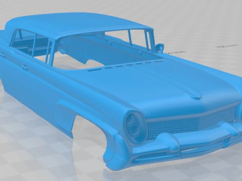 Lincoln Continental Mark III Landau 1958 Printable Body Car 3D Print Model