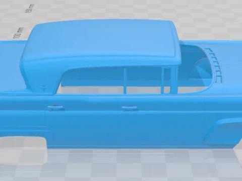 Lincoln Continental Mark III Landau 1958 Printable Body Car 3D Print Model