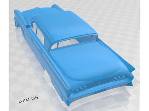 Lincoln Continental Mark III Landau 1958 Printable Body Car 3D Принт Модель