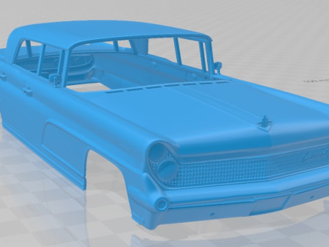 Lincoln Continental Mark IV 1959 Printable Body Car Modelo de impresión 3D