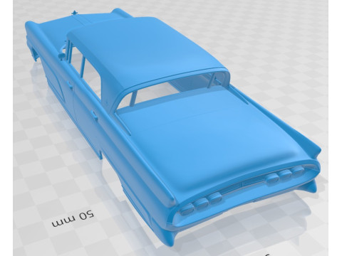 Lincoln Continental Mark IV 1959 Printable Body Car Modelo de impresión 3D