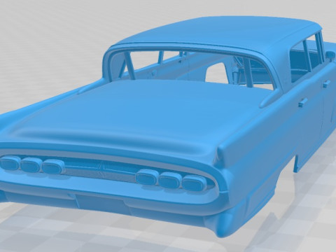Lincoln Continental Mark IV 1959 Printable Body Car Modelo de impresión 3D