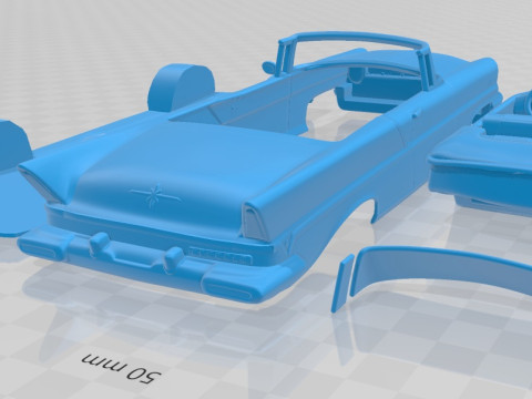 Lincoln Premiere Convertible 1957 Printable Car 3D 프린트 모델
