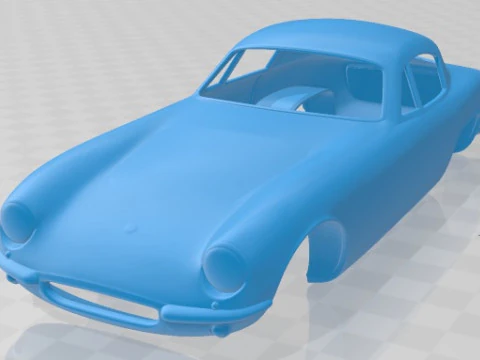 Автомобиль Lotus Elite 1957 с кузовом для печати 3D Принт Модель