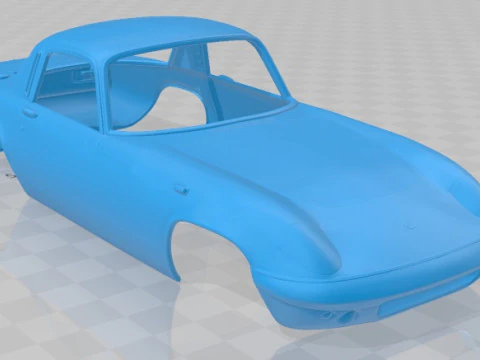 Lotus Elan Sprint Coupe 1971 Printable Body Car 3D Print Model