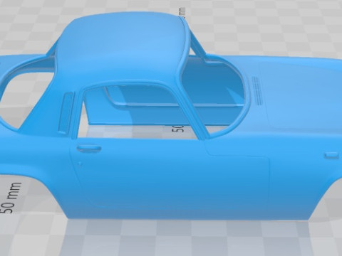Lotus Elan Sprint Coupe 1971 Printable Body Car Modelo de Impressão 3D