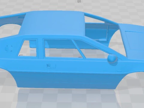 Lotus Esprit S1 1976 Printable Body Car 3D Print Model