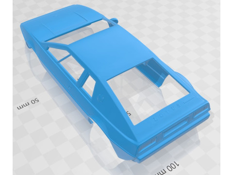 Lotus Esprit S1 1976 Printable Body Car 3D Print Model