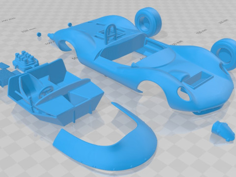 Lotus 30 1964 Printable Car Modelo de impresión 3D