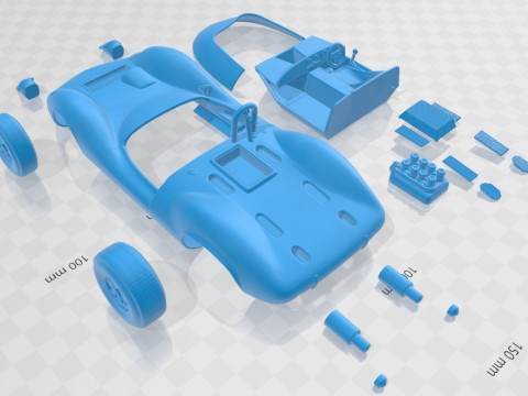Lotus 30 1964 Printable Car Modelo de impresión 3D