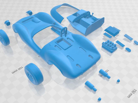 Lotus 30 1964 Printable Car 3D Print Model