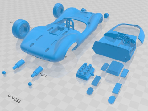 Lotus 30 1964 Printable Car Modelo de impresión 3D