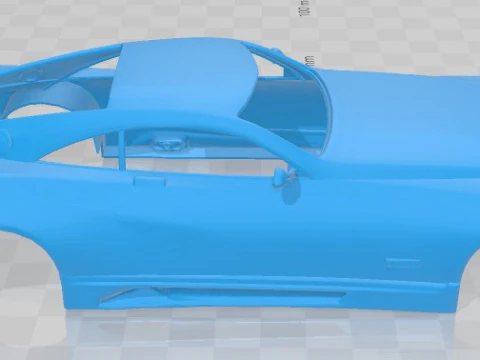 Maybach Exelero Printable Body Car 3D Print Model