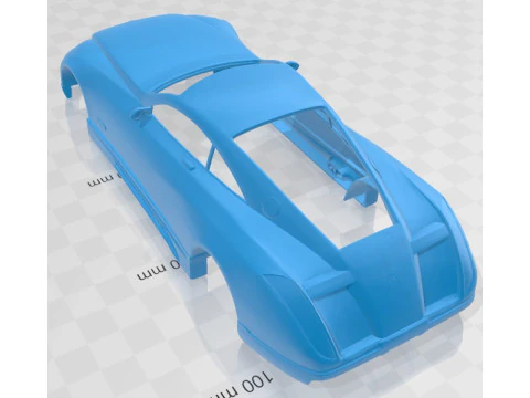Maybach Exelero Printable Body Car 3D Print Model