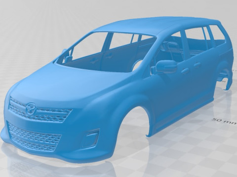 Mazda 8 MPV 2010 Printable Body Car 3D Baskı Modeli