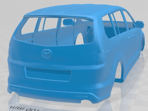 Mazda 8 MPV 2010 Printable Body Car 3D Принт Модель