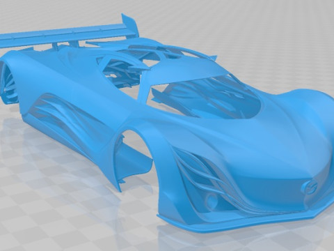 Mazda Furai 2008 Printable Body Car Model do druku 3D