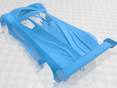 Mazda Furai 2008 Printable Body Car Model do druku 3D