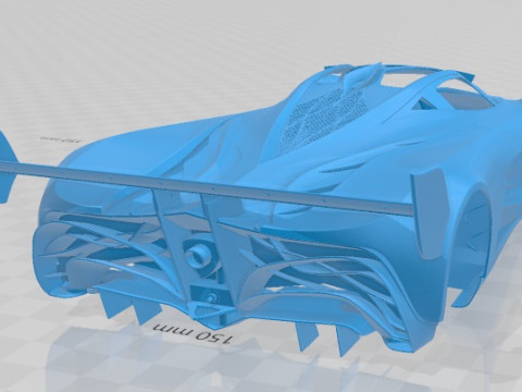 Mazda Furai 2008 Printable Body Car Model do druku 3D