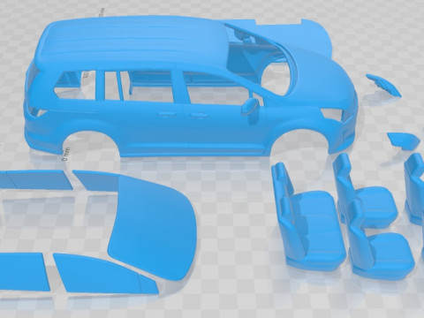 Mazda 8 MPV 2010 Printable Car 3D प्रिंट मॉडल
