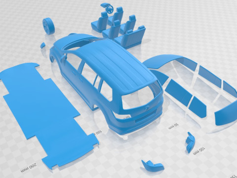 Mazda 8 MPV 2010 Printable Car 3D प्रिंट मॉडल