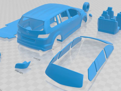 Mazda 8 MPV 2010 Printable Car 3D Print Model