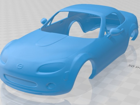 Mazda MX 5 2009 Printable Body Car Modelo de impresión 3D