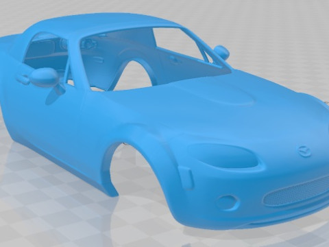 Mazda MX 5 2009 Printable Body Car 3D-printmodel