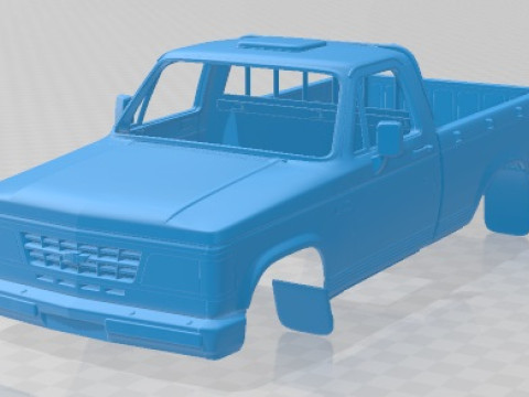 Chevrolet D 20 1995 Printable Body Car 3D Print Model