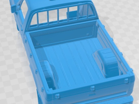 Chevrolet D 20 1995 Printable Body Car 3D Print Model