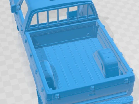 Chevrolet D 20 1995 Printable Body Car 3D Print Model