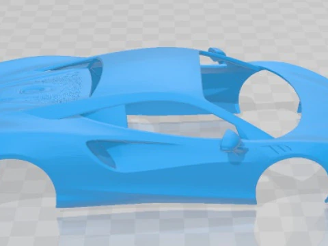 McLaren Artura 2021 Printable Body Car 3D Print Model