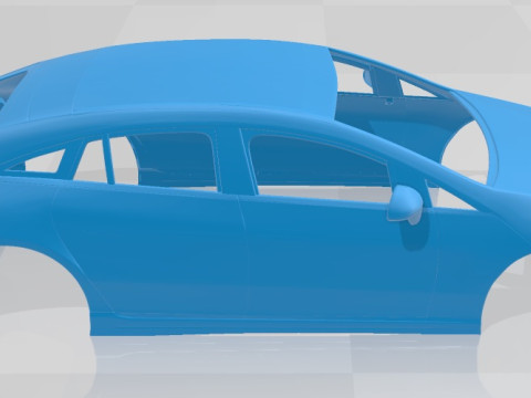Mercedes Benz EQS 2022 Printable Body Car 3D Baskı Modeli