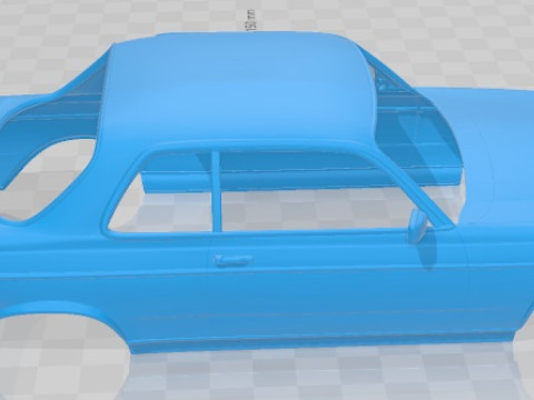 Mercedes Benz E W123 Coupe 1975 Printable Body Car 3D Print Model