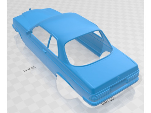Mercedes Benz E W123 Coupe 1975 Printable Body Car 3D Print Model