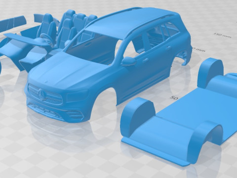 Mercedes Benz GLB AMG 2020 Printable Car 3D 프린트 모델