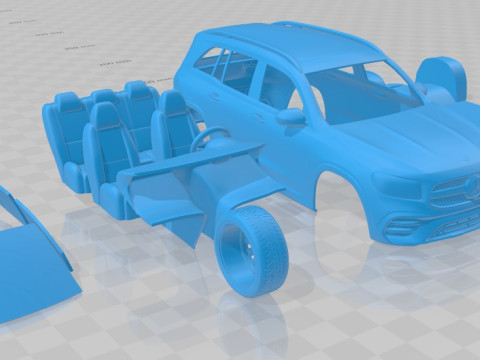 Mercedes Benz GLB AMG 2020 Printable Car 3D-printmodel